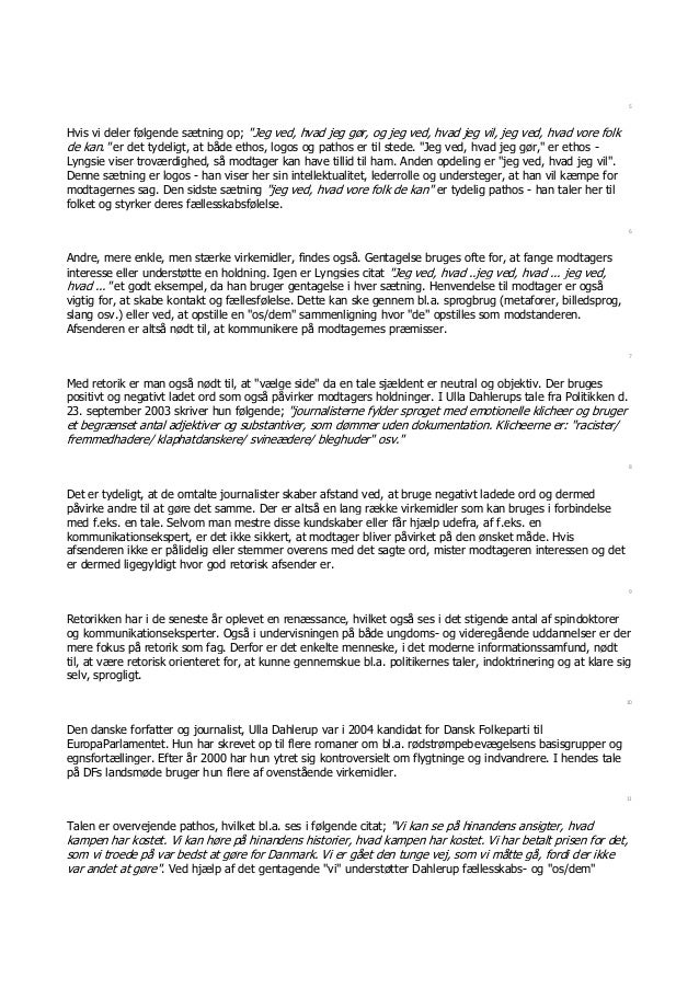 introducerende artikel om retoriske virkemidler introducerende artikel om retoriske virkemidler